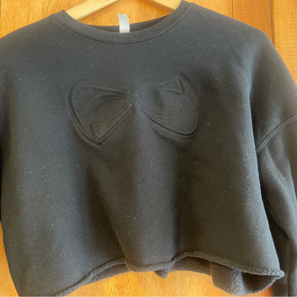 Nfinity black cropped top adult size medium